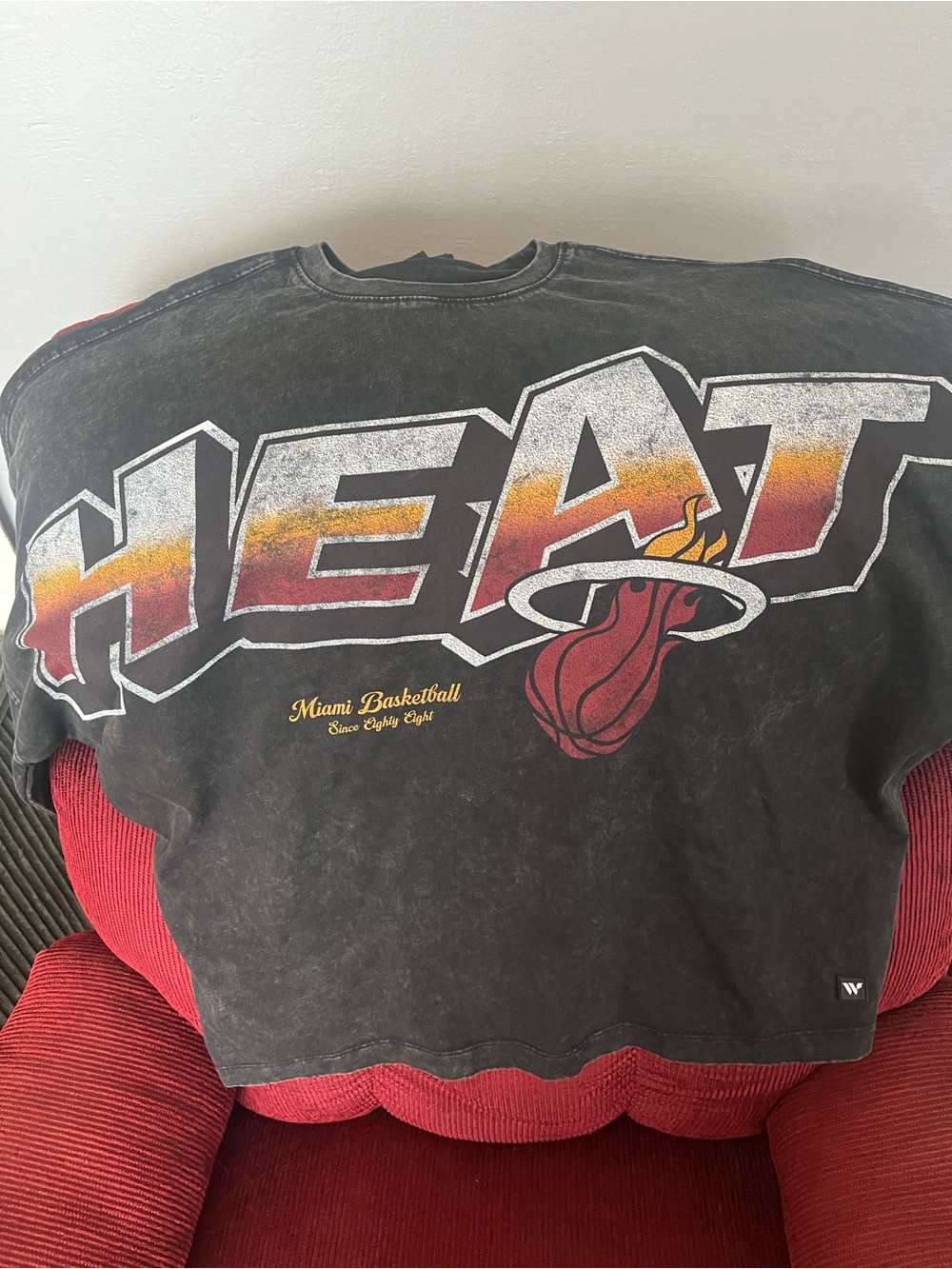 Miami Heat Black Crewneck Sweatshirt
